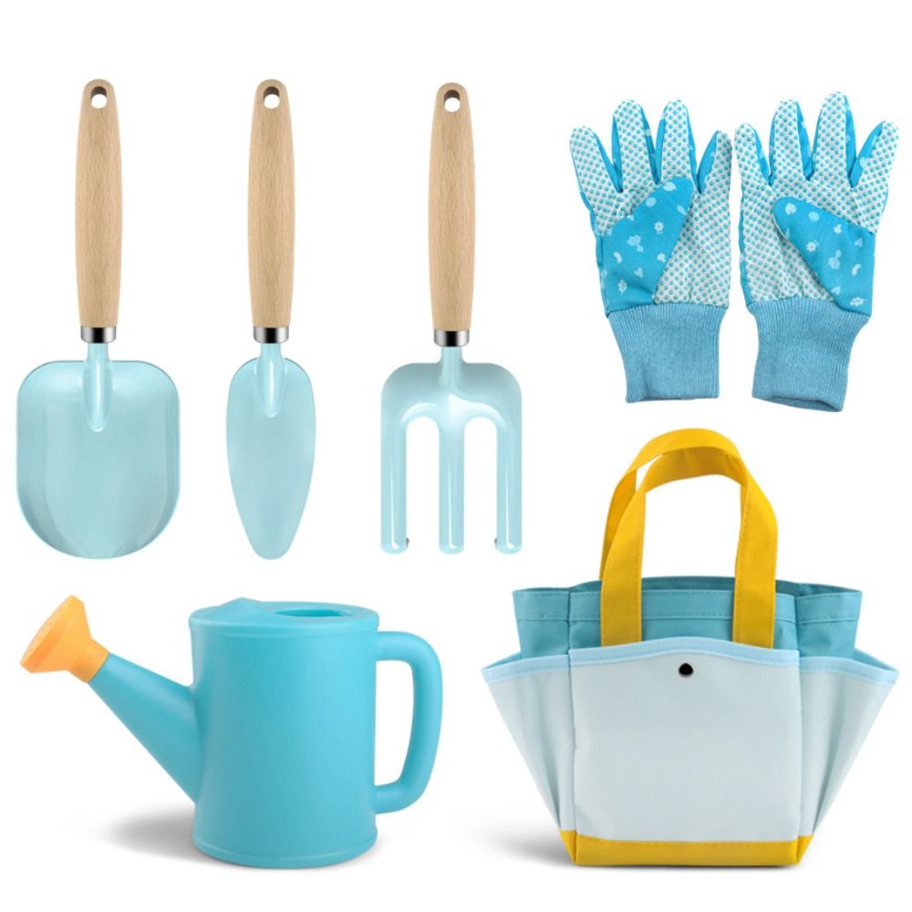 Gardening Tools Girls - مجموعة أدوات حديقة ملونة على شكل