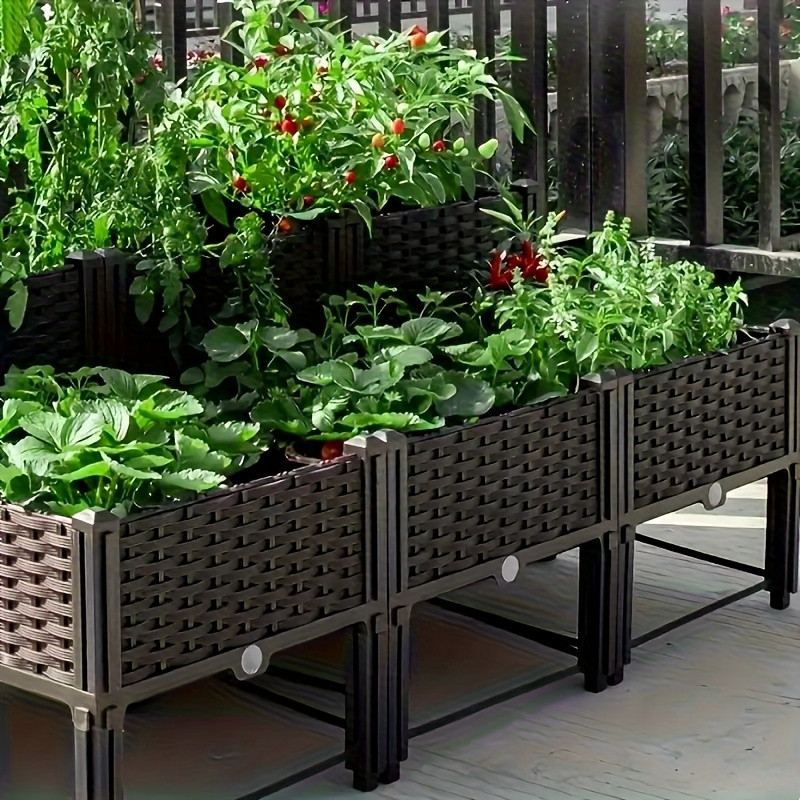 حوض زراعة مرتفع للحديقة، صندوق - مراجعة Self-Watering Planter وسعره